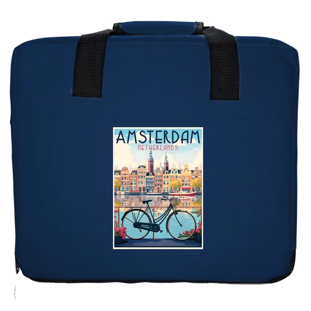 Amsterdam Netherlands Design A Souvenir Destination Seat Cushion Image 4