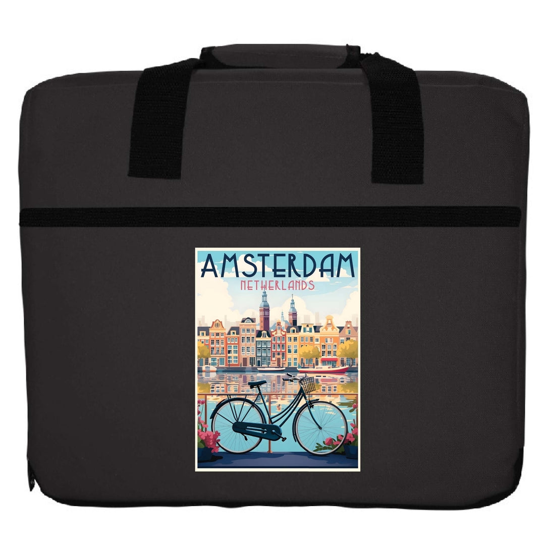 Amsterdam Netherlands Design A Souvenir Destination Seat Cushion Image 6