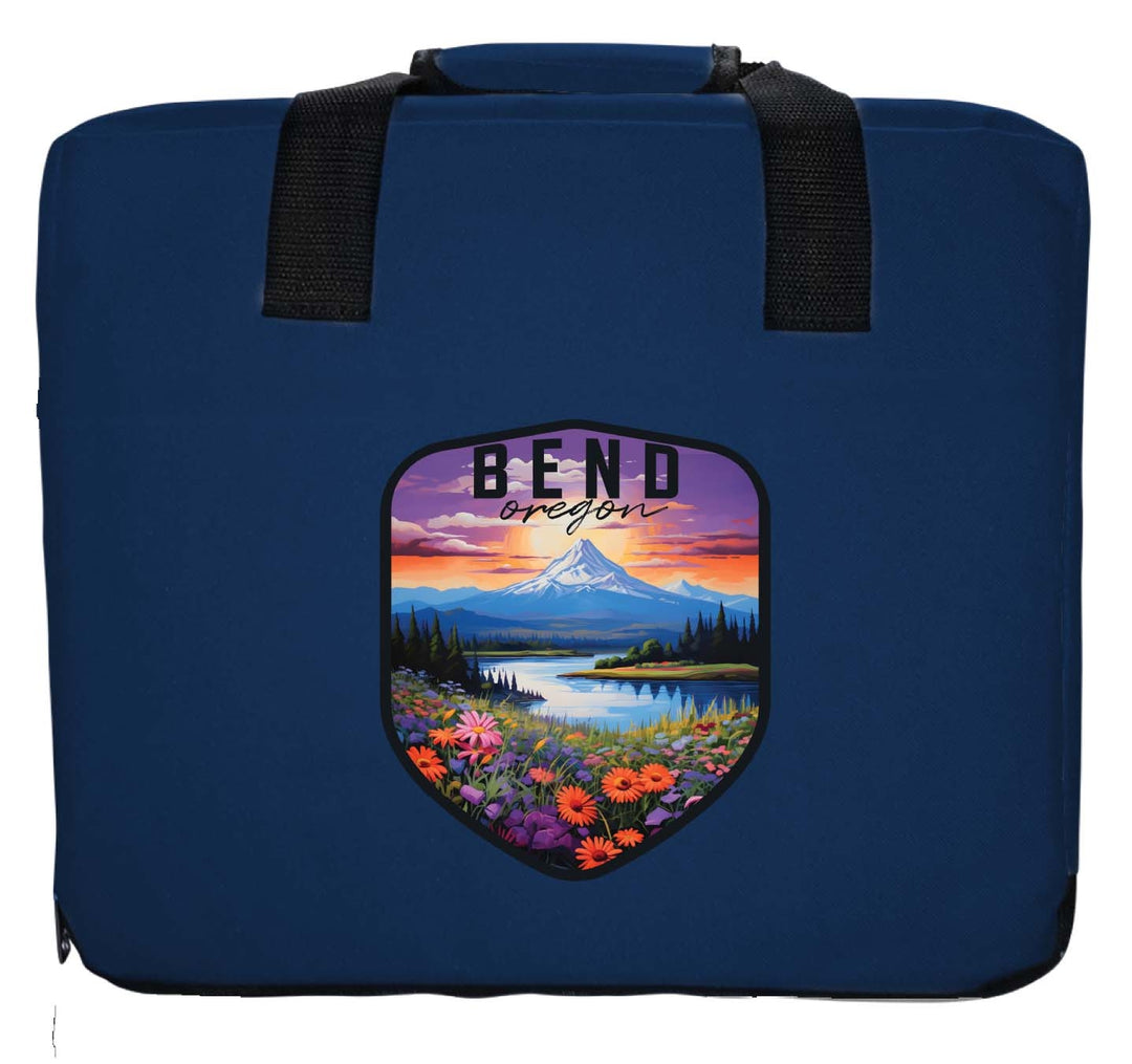 Bend Oregon Design A Souvenir Destination Seat Cushion Image 1