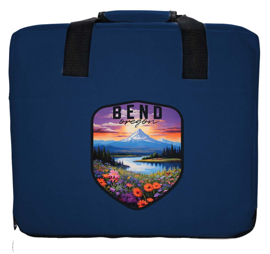 Bend Oregon Design A Souvenir Destination Seat Cushion Image 1