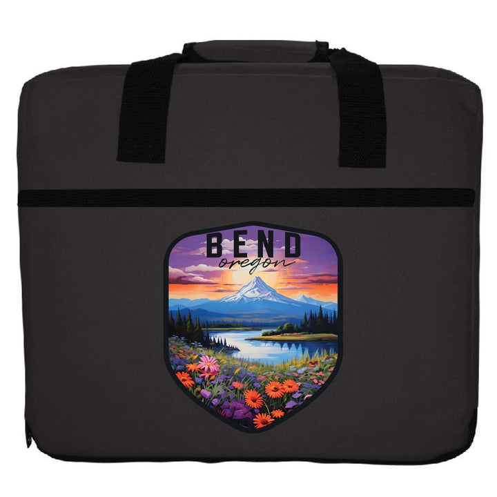 Bend Oregon Design A Souvenir Destination Seat Cushion Image 2