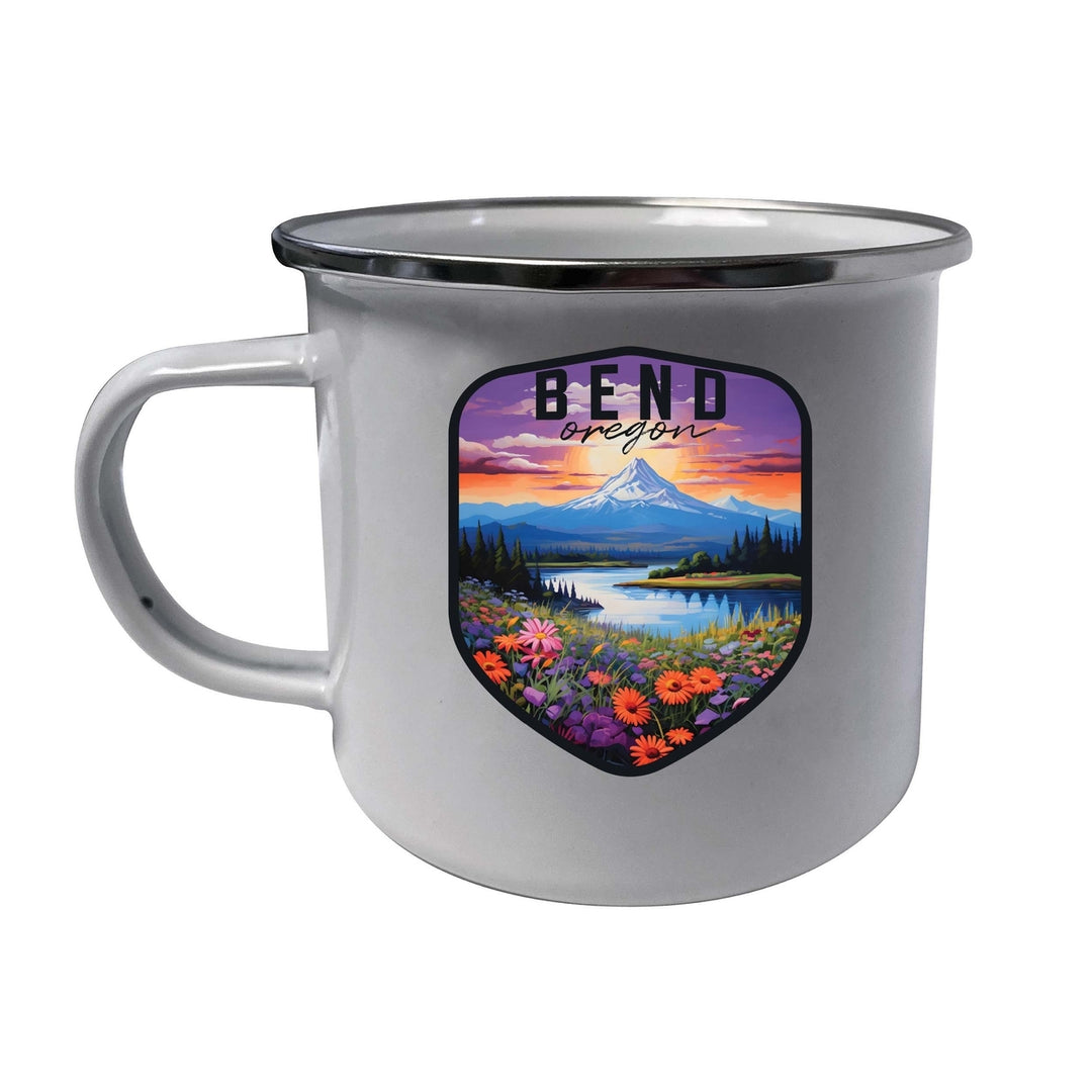 Bend Oregon Design A Souvenir Tin Camper Coffee Mug Image 1