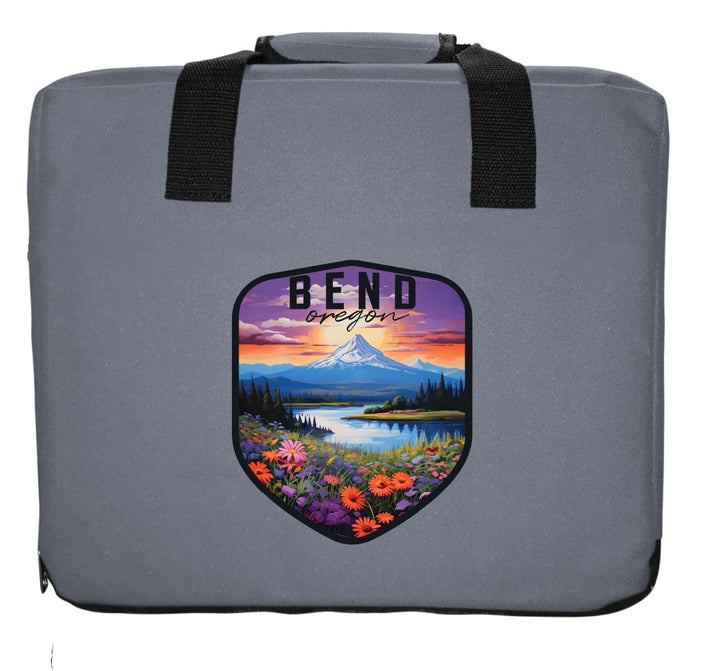 Bend Oregon Design A Souvenir Destination Seat Cushion Image 4