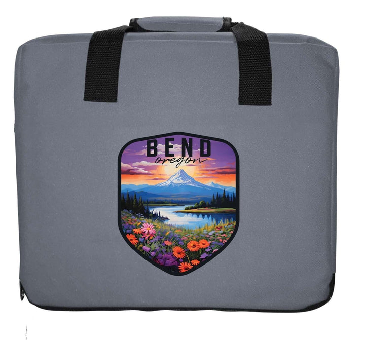 Bend Oregon Design A Souvenir Destination Seat Cushion Image 1