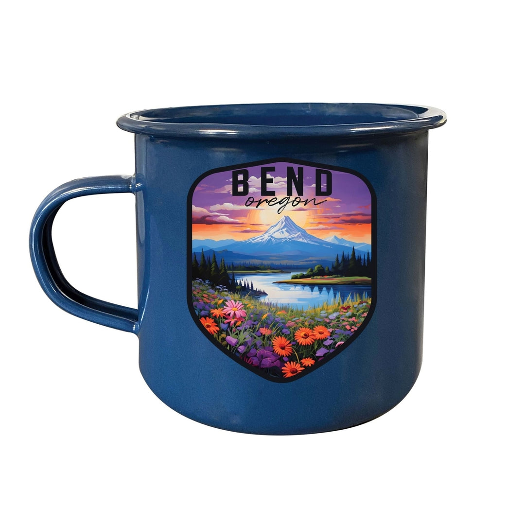 Bend Oregon Design A Souvenir Tin Camper Coffee Mug Image 3