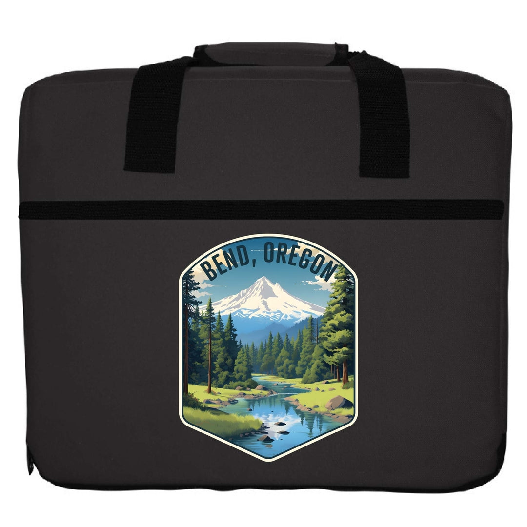 Bend Oregon Design B Souvenir Destination Seat Cushion Image 1