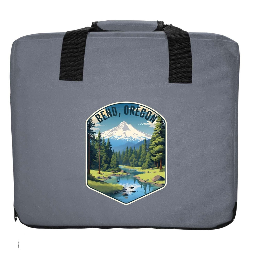 Bend Oregon Design B Souvenir Destination Seat Cushion Image 2