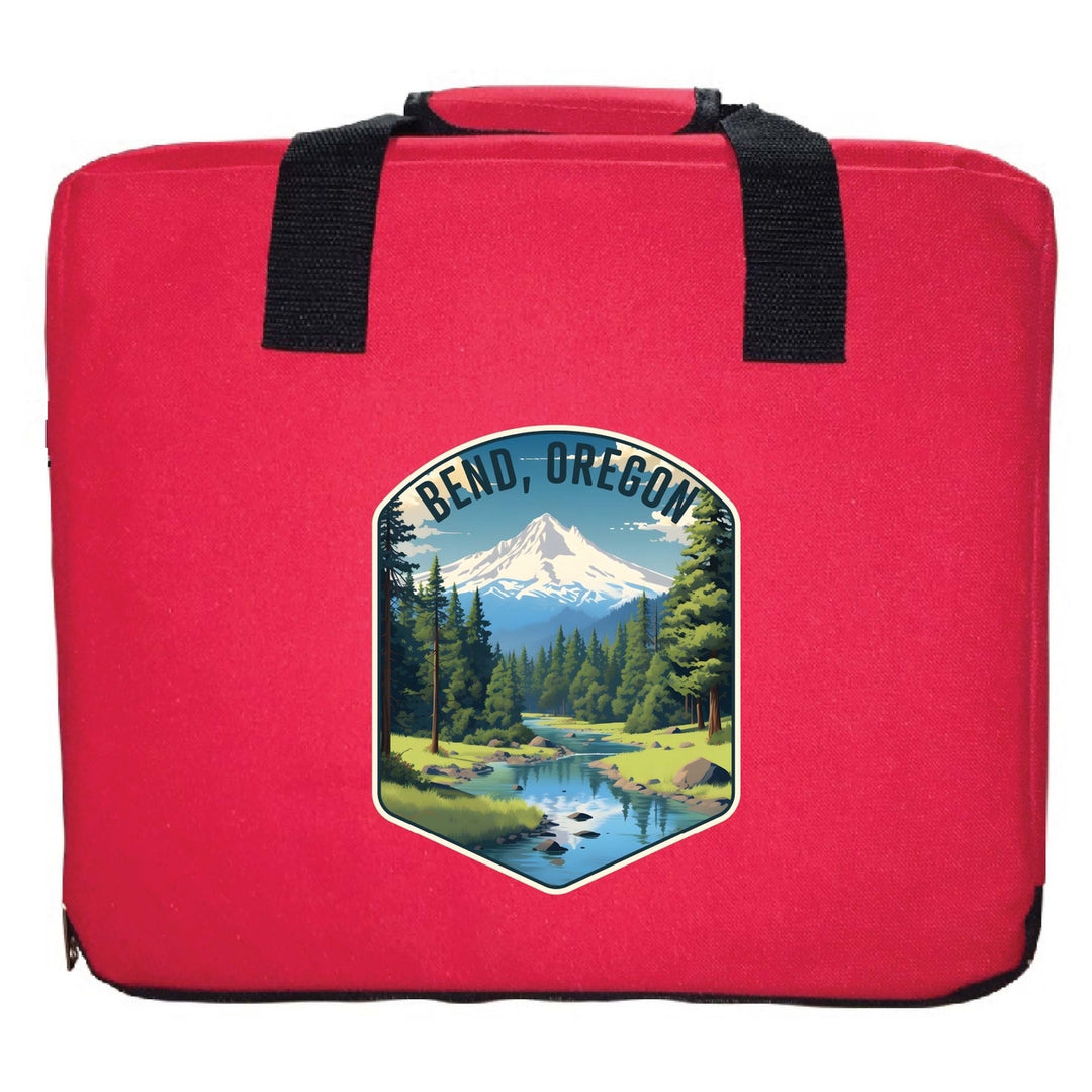 Bend Oregon Design B Souvenir Destination Seat Cushion Image 3