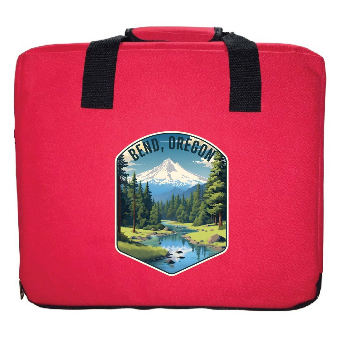 Bend Oregon Design B Souvenir Destination Seat Cushion Image 1