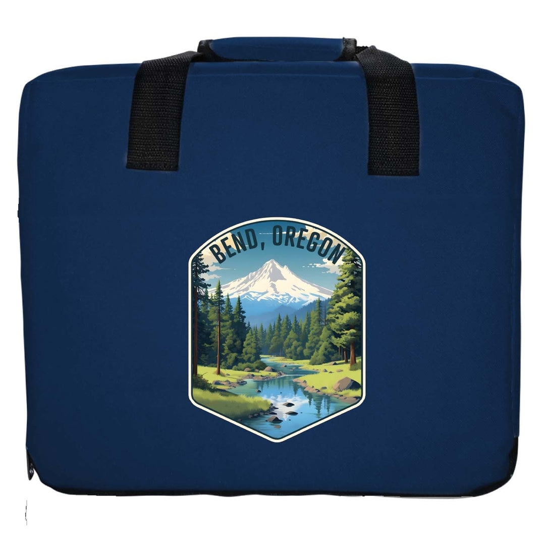 Bend Oregon Design B Souvenir Destination Seat Cushion Image 4