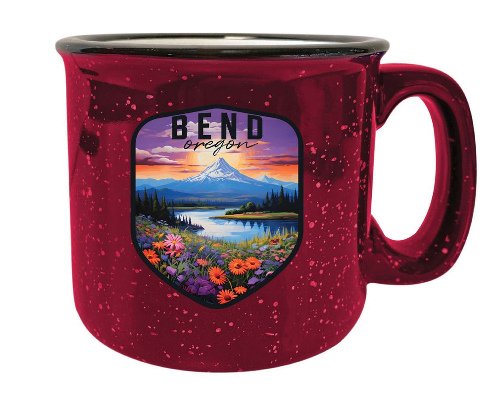 Bend Oregon Design A Souvenir 16 oz Ceramic camping mug Image 2