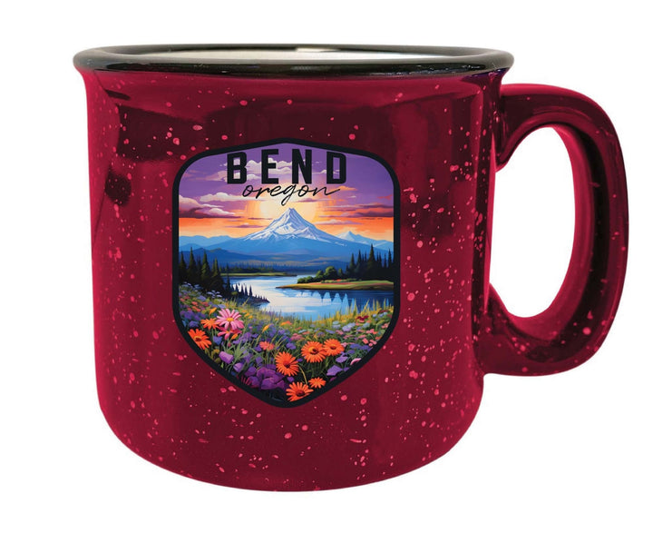 Bend Oregon Design A Souvenir 16 oz Ceramic camping mug Image 1