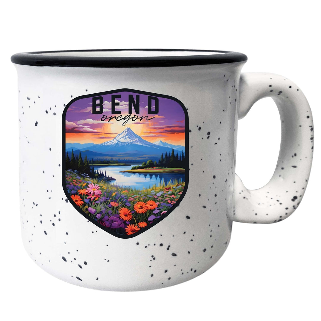 Bend Oregon Design A Souvenir 16 oz Ceramic camping mug Image 3