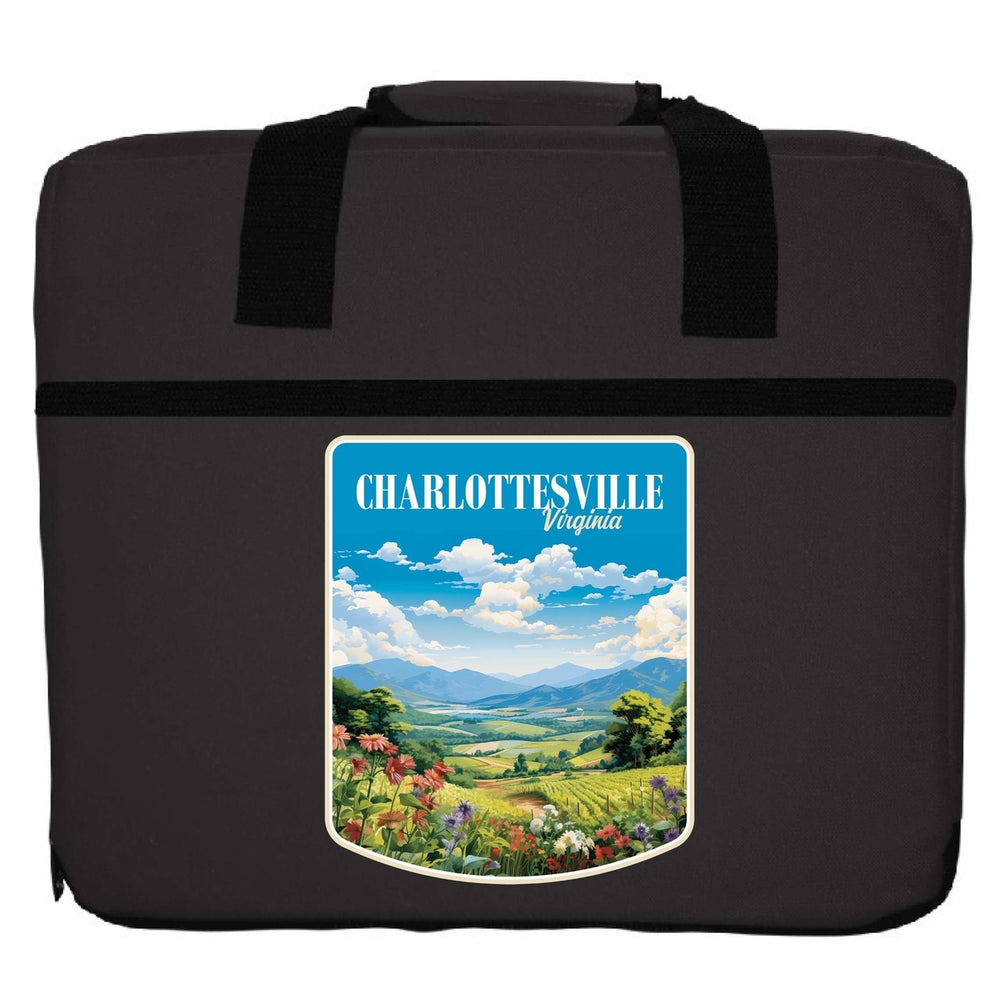 Charlottesville Virginia Design A Souvenir Destination Seat Cushion Image 2