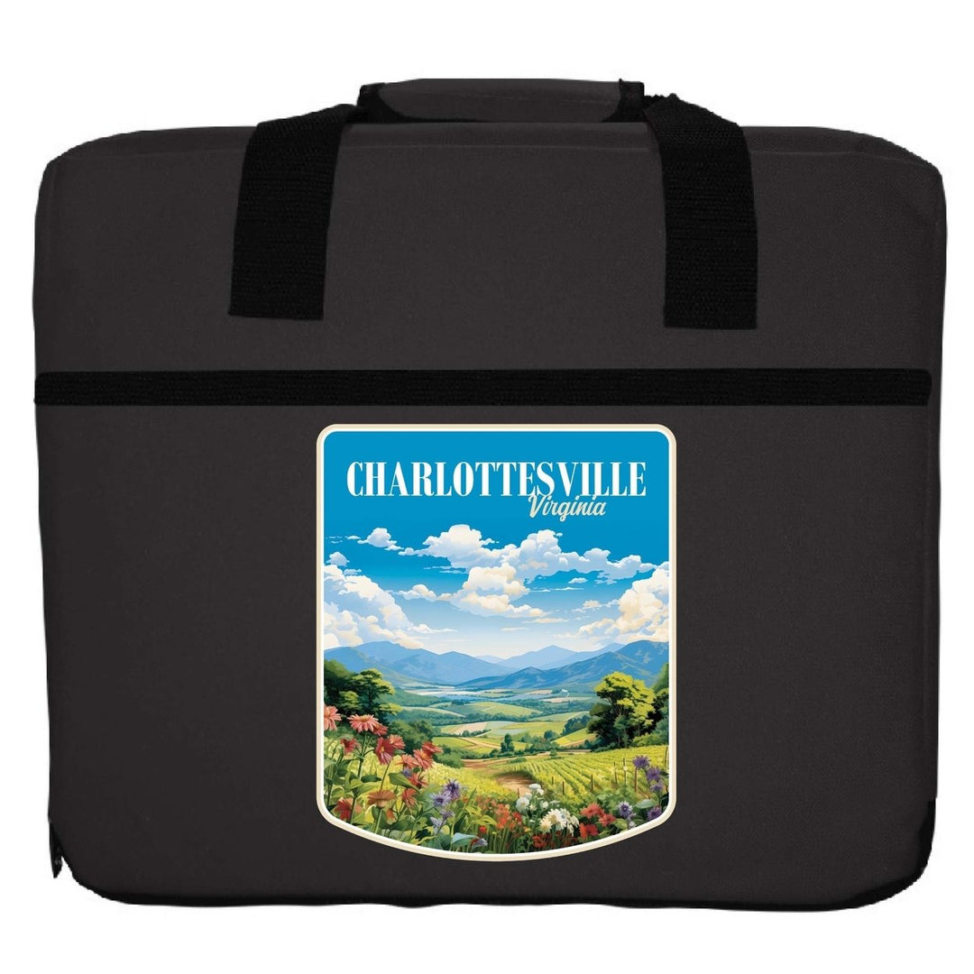 Charlottesville Virginia Design A Souvenir Destination Seat Cushion Image 1