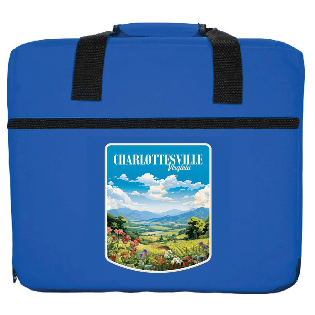 Charlottesville Virginia Design A Souvenir Destination Seat Cushion Image 3