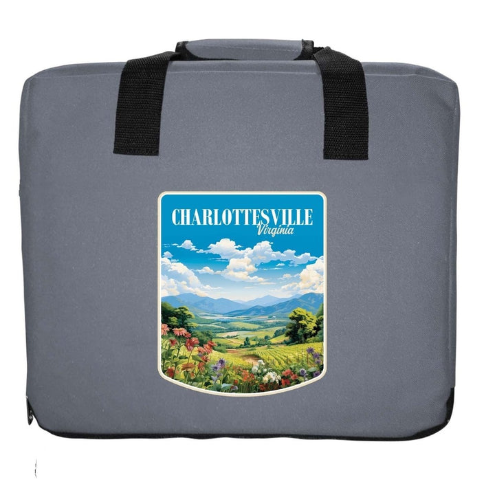 Charlottesville Virginia Design A Souvenir Destination Seat Cushion Image 1