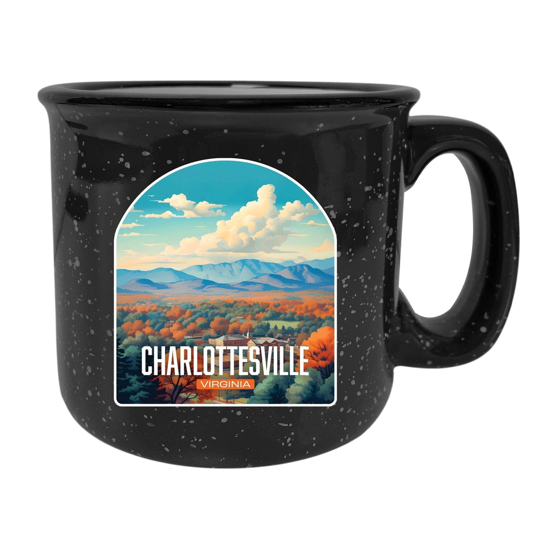 Charlottesville Virginia Design B Souvenir 16 oz Ceramic camping mug Image 1