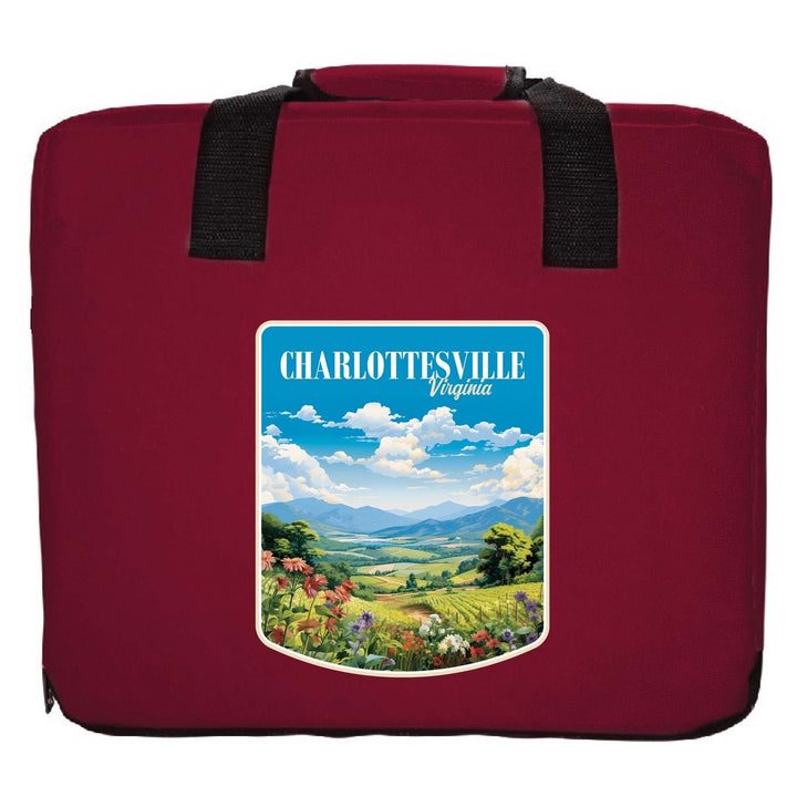 Charlottesville Virginia Design A Souvenir Destination Seat Cushion Image 4