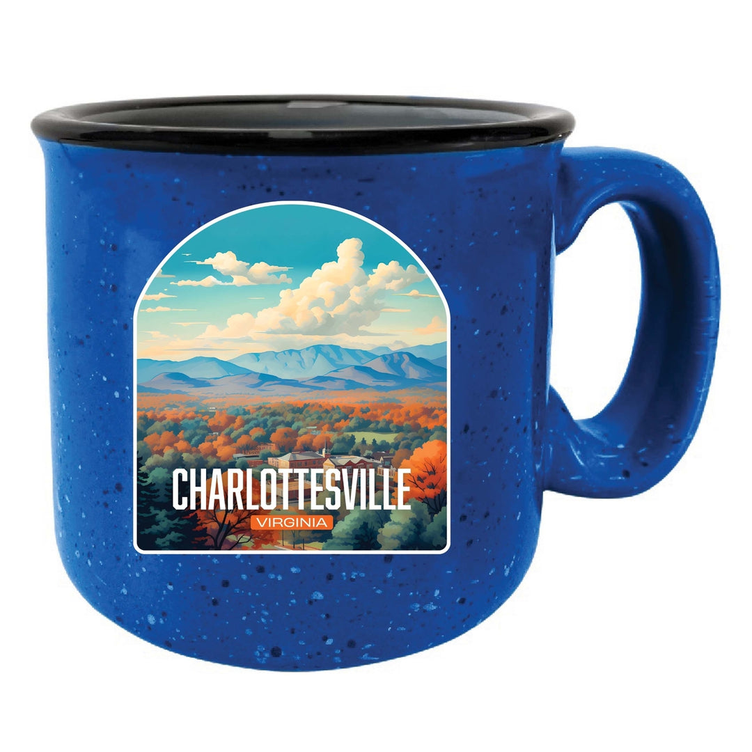 Charlottesville Virginia Design B Souvenir 16 oz Ceramic camping mug Image 4