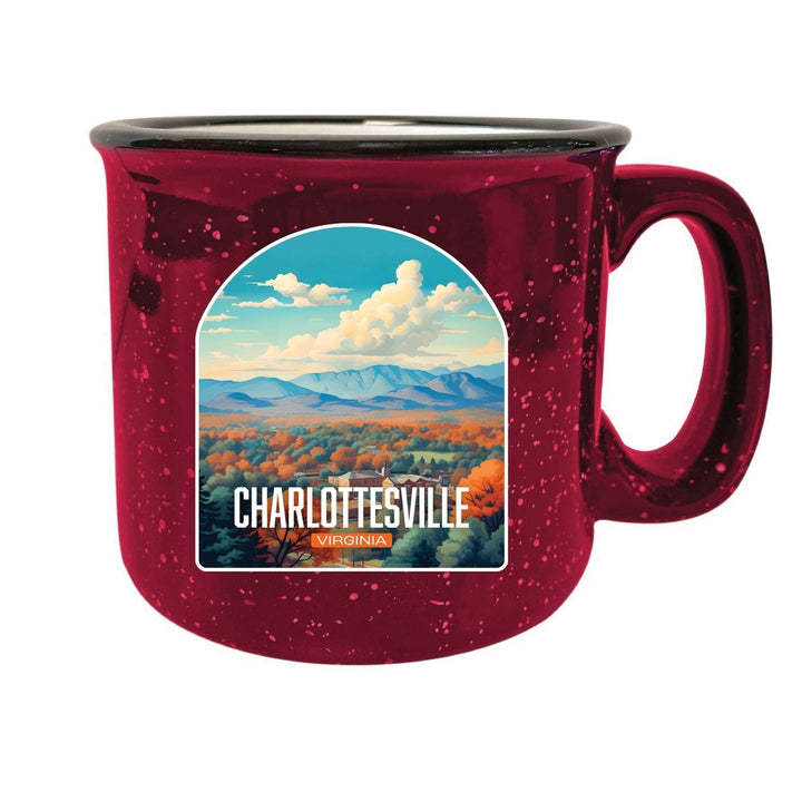 Charlottesville Virginia Design B Souvenir 16 oz Ceramic camping mug Image 4