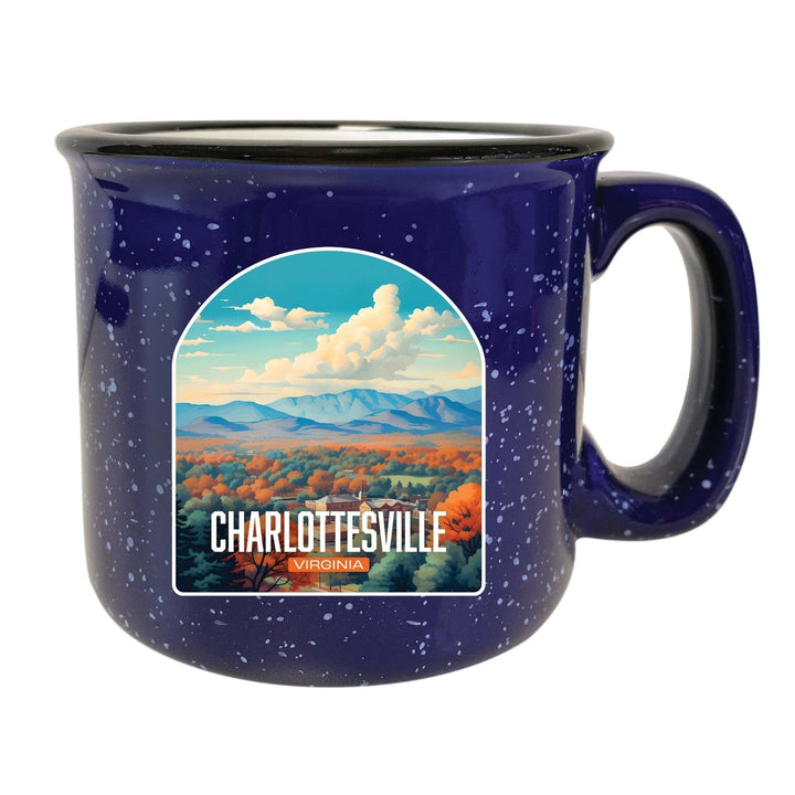 Charlottesville Virginia Design B Souvenir 16 oz Ceramic camping mug Image 6