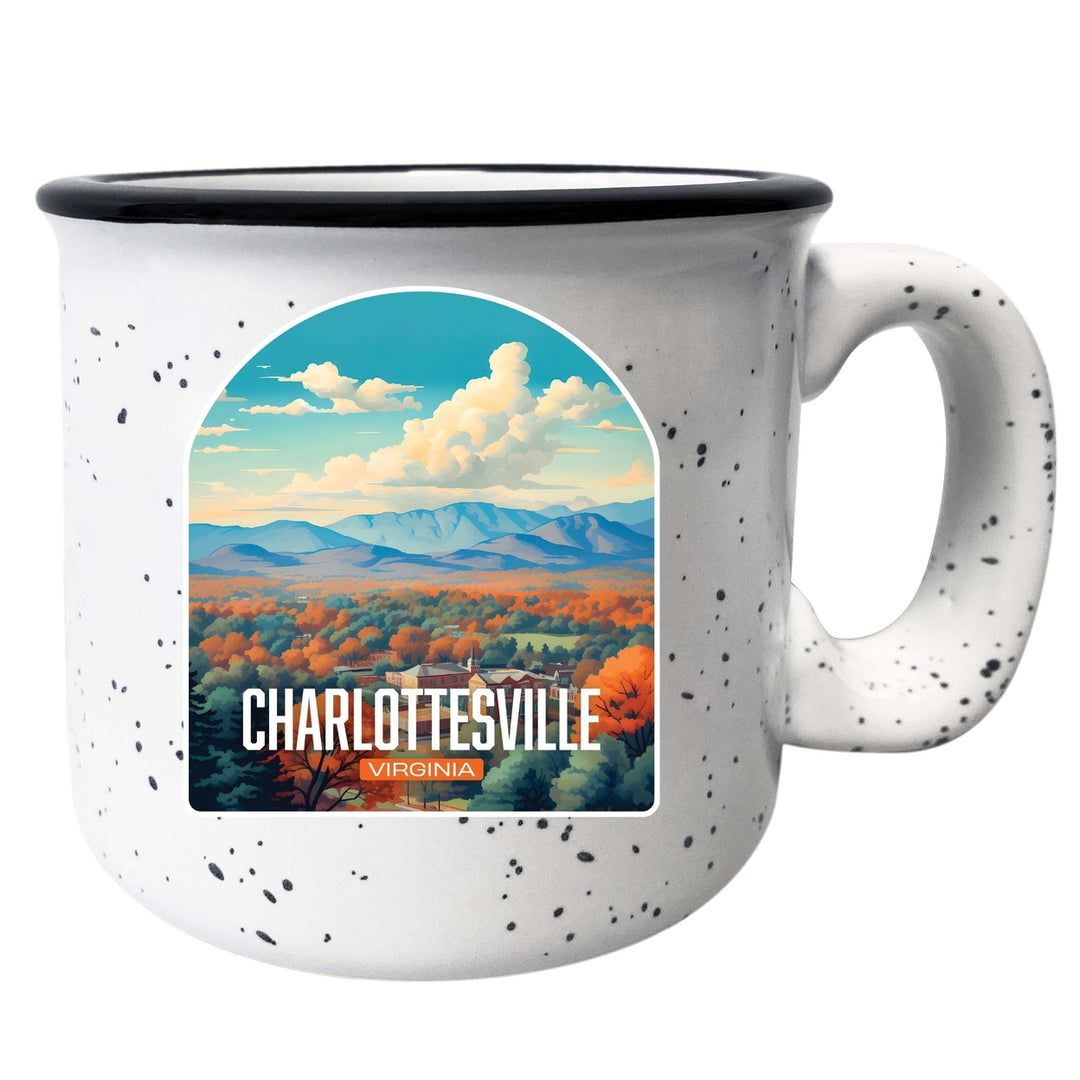 Charlottesville Virginia Design B Souvenir 16 oz Ceramic camping mug Image 7