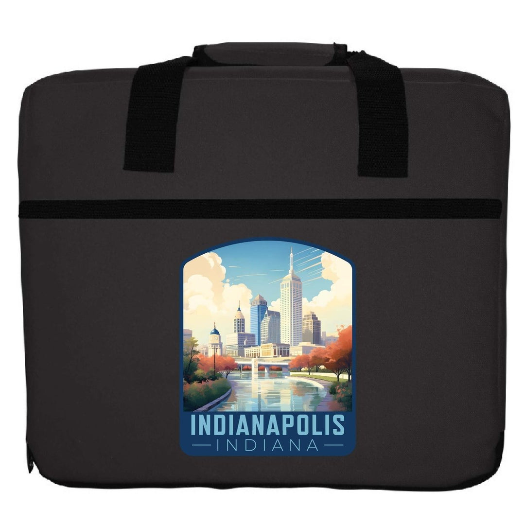 Indianapolis Indiana Design A Souvenir Destination Seat Cushion Image 4