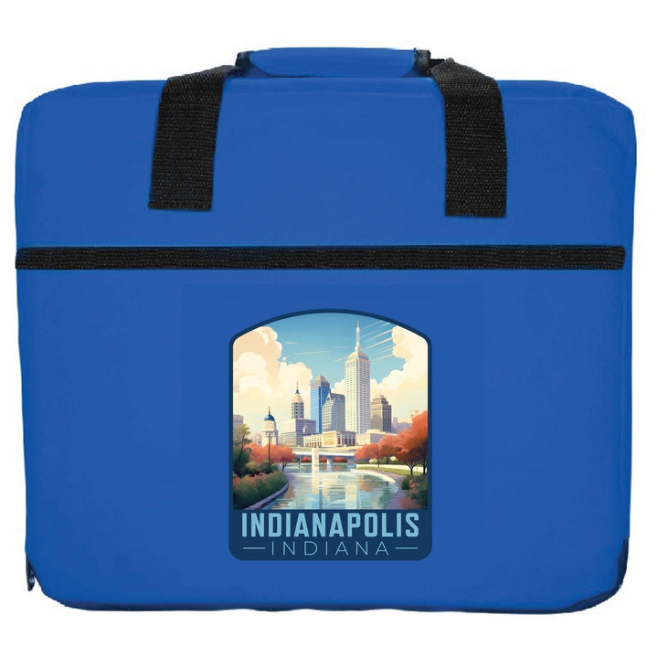 Indianapolis Indiana Design A Souvenir Destination Seat Cushion Image 4