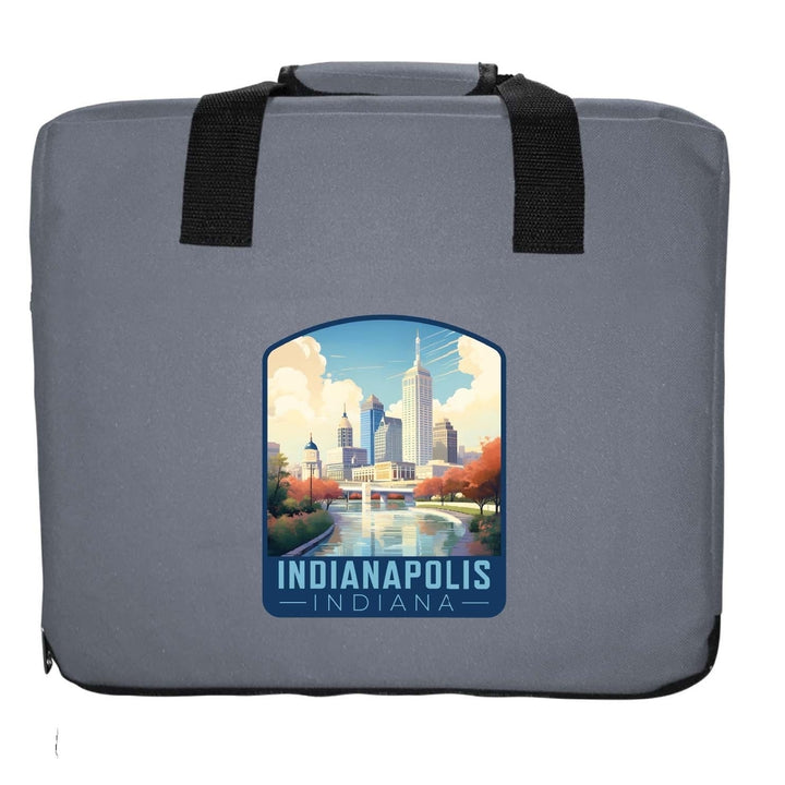 Indianapolis Indiana Design A Souvenir Destination Seat Cushion Image 6