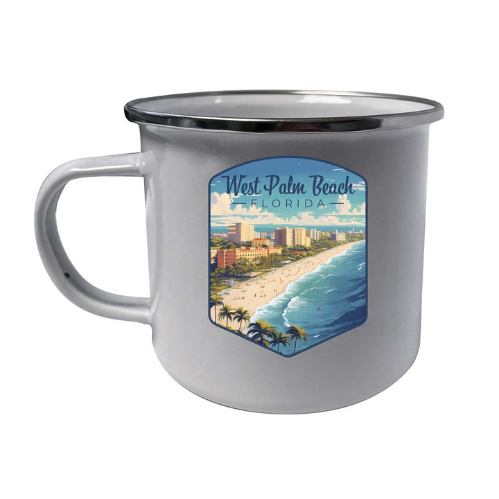 West Palm Beach Florida Design A Souvenir Tin Camper Coffee Mug Image 3