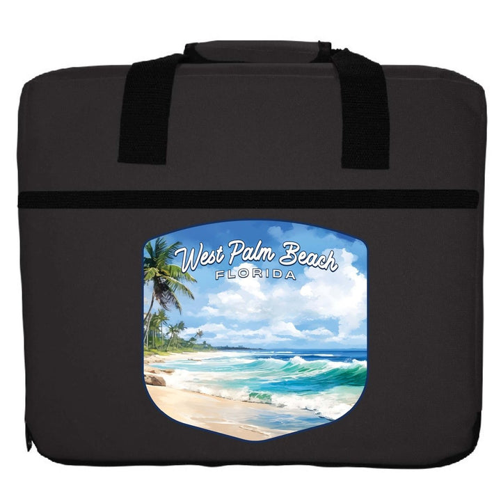 West Palm Beach Florida Design B Souvenir Destination Seat Cushion Image 4