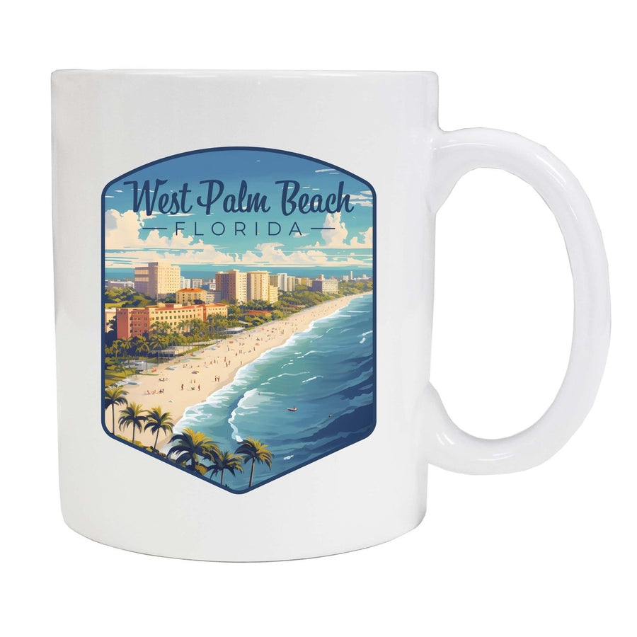 West Palm Beach Florida Design A Souvenir 12 oz Ceramic Coffee Mug Image 1