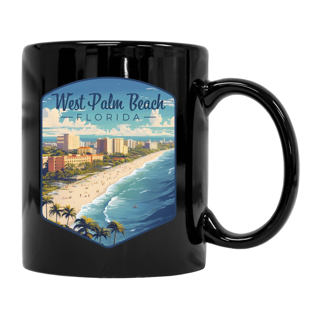 West Palm Beach Florida Design A Souvenir 12 oz Ceramic Coffee Mug Image 2