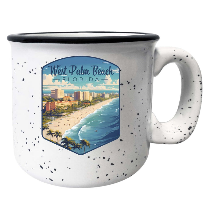 West Palm Beach Florida Design A Souvenir 16 oz Ceramic camping mug Image 1