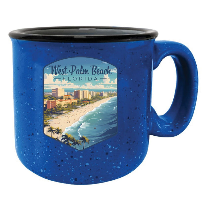 West Palm Beach Florida Design A Souvenir 16 oz Ceramic camping mug Image 3