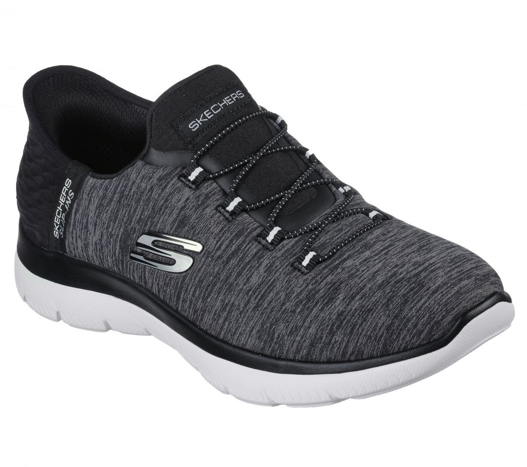 Skechers Womens Slip-Ins: Summits - Dazzling Haze Black/White - 149937-BKW BLACK/WHITE Image 3