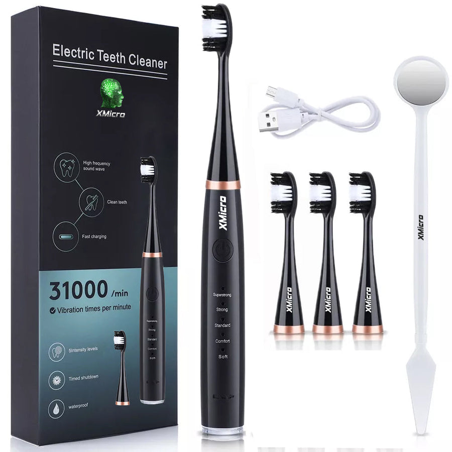 XMicro Electric Toothbrush Waterproof 5 Speed Ultra Whitening Plaque Removal Image 1