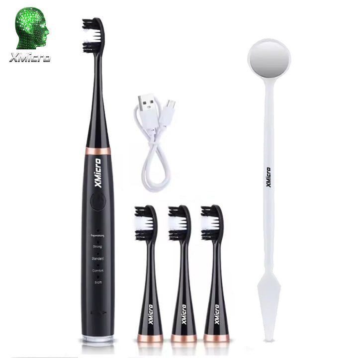 XMicro Electric Toothbrush Waterproof 5 Speed Ultra Whitening Plaque Removal Image 2