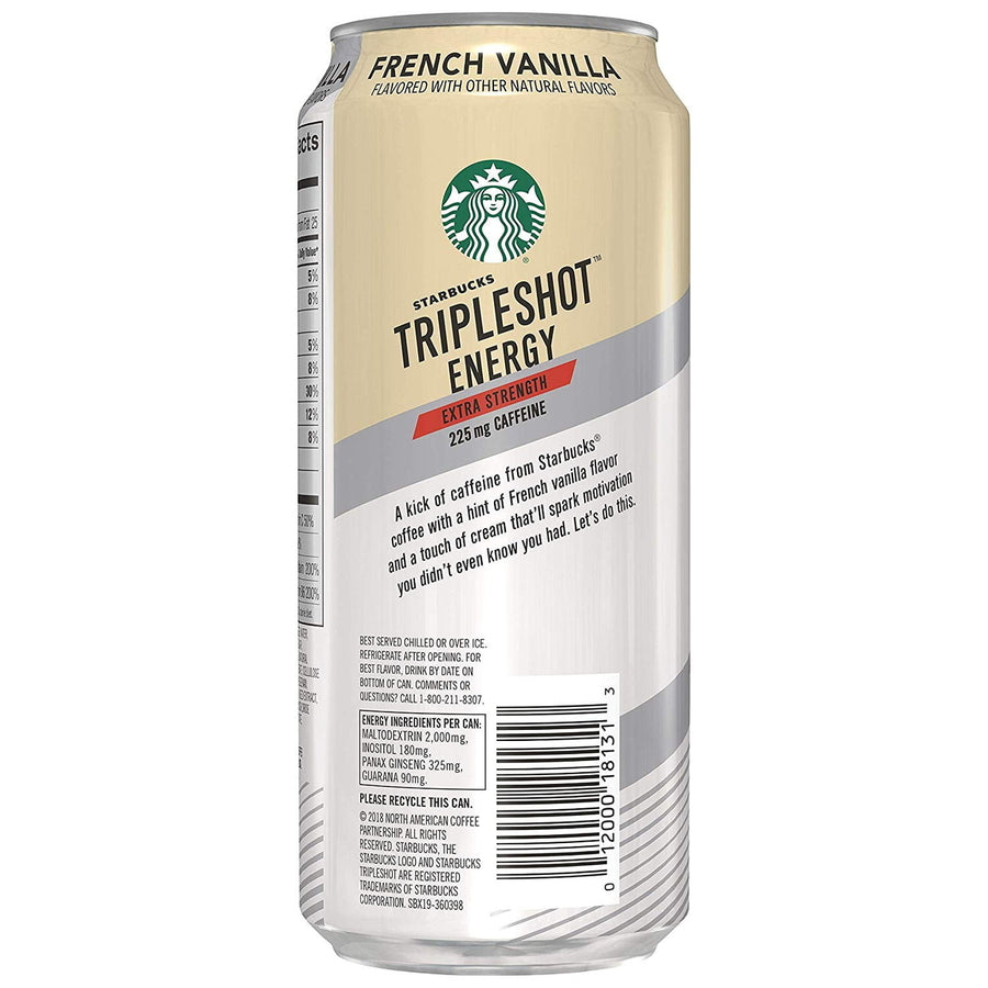 Starbucks Triple Shot Energy Vanilla 443ml (Pack of 12 Cans) Image 1