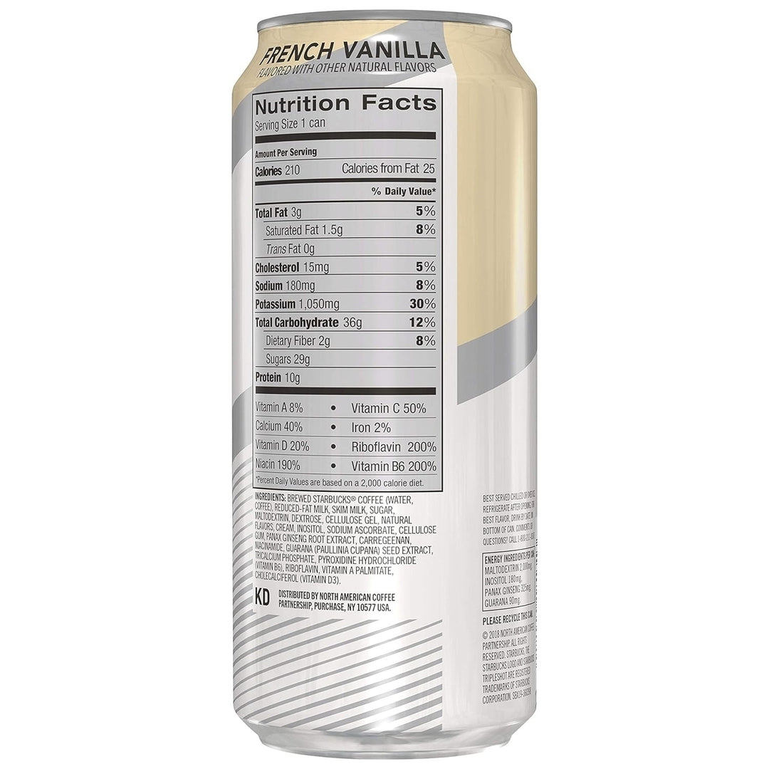 Starbucks Triple Shot Energy Vanilla 443ml (Pack of 12 Cans) Image 2