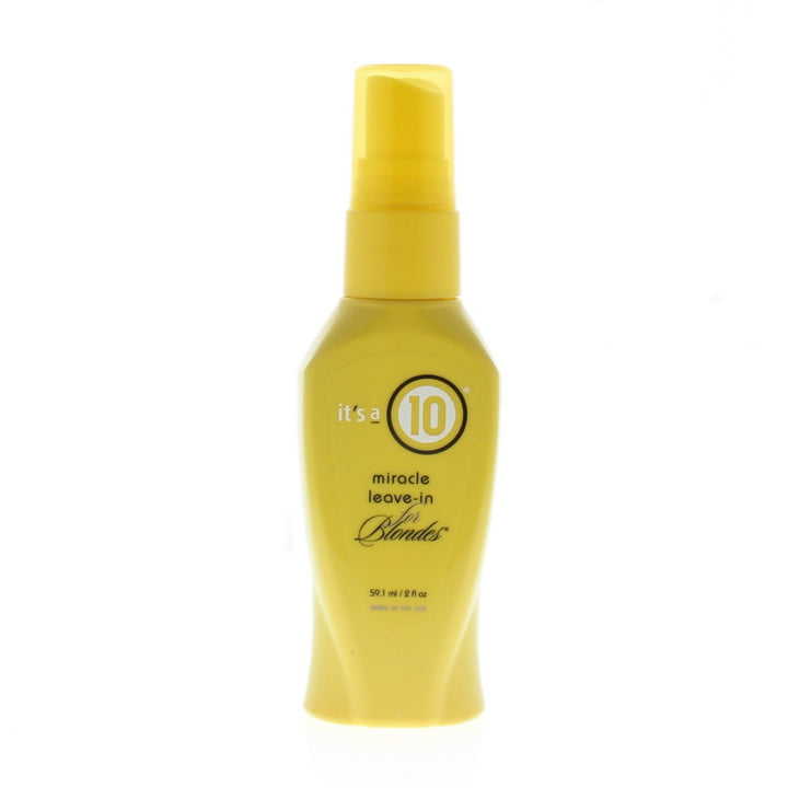 Its A 10 Miracle Leave-In for Blondes 59.1ml Hair Treatment Toning Shine Image 1