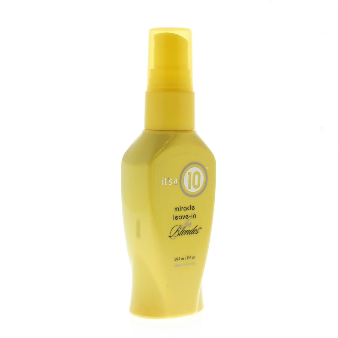 Its A 10 Miracle Leave-In for Blondes 59.1ml Hair Treatment Toning Shine Image 3