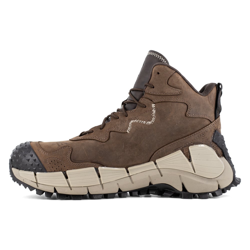 Reebok Work Mens Zig Kinetica Edge II Composite Toe Waterproof Hiker Work Boot Brown - RB3025 BROWN Image 4