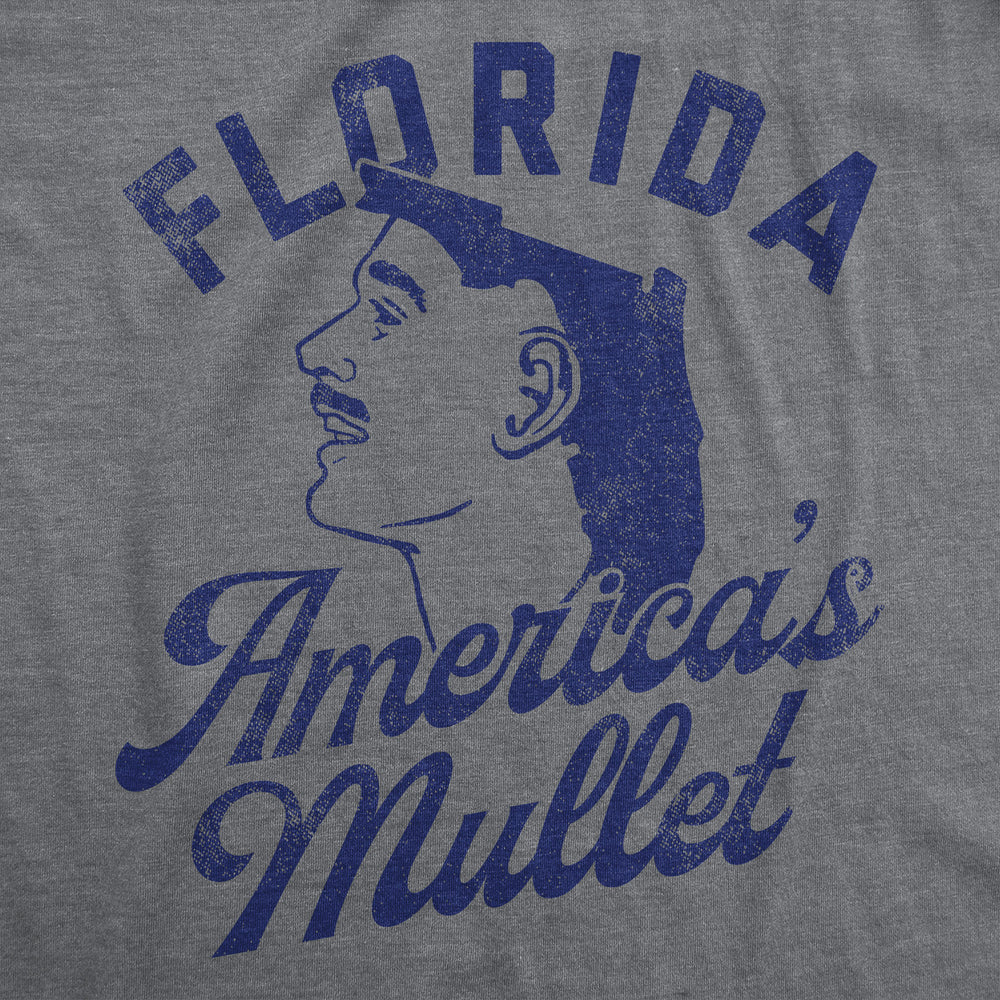 Mens Funny T Shirts Florida Americas Mullet Sarcastic Graphic Tee For Men Image 2