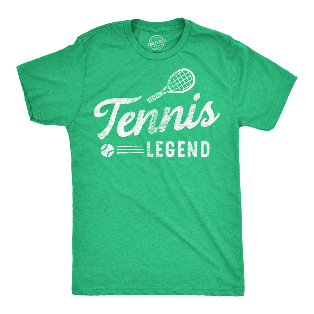 Mens Funny T Shirts Tennis Lengend Sarcastic Sports Graphic Tee For Men Image 4