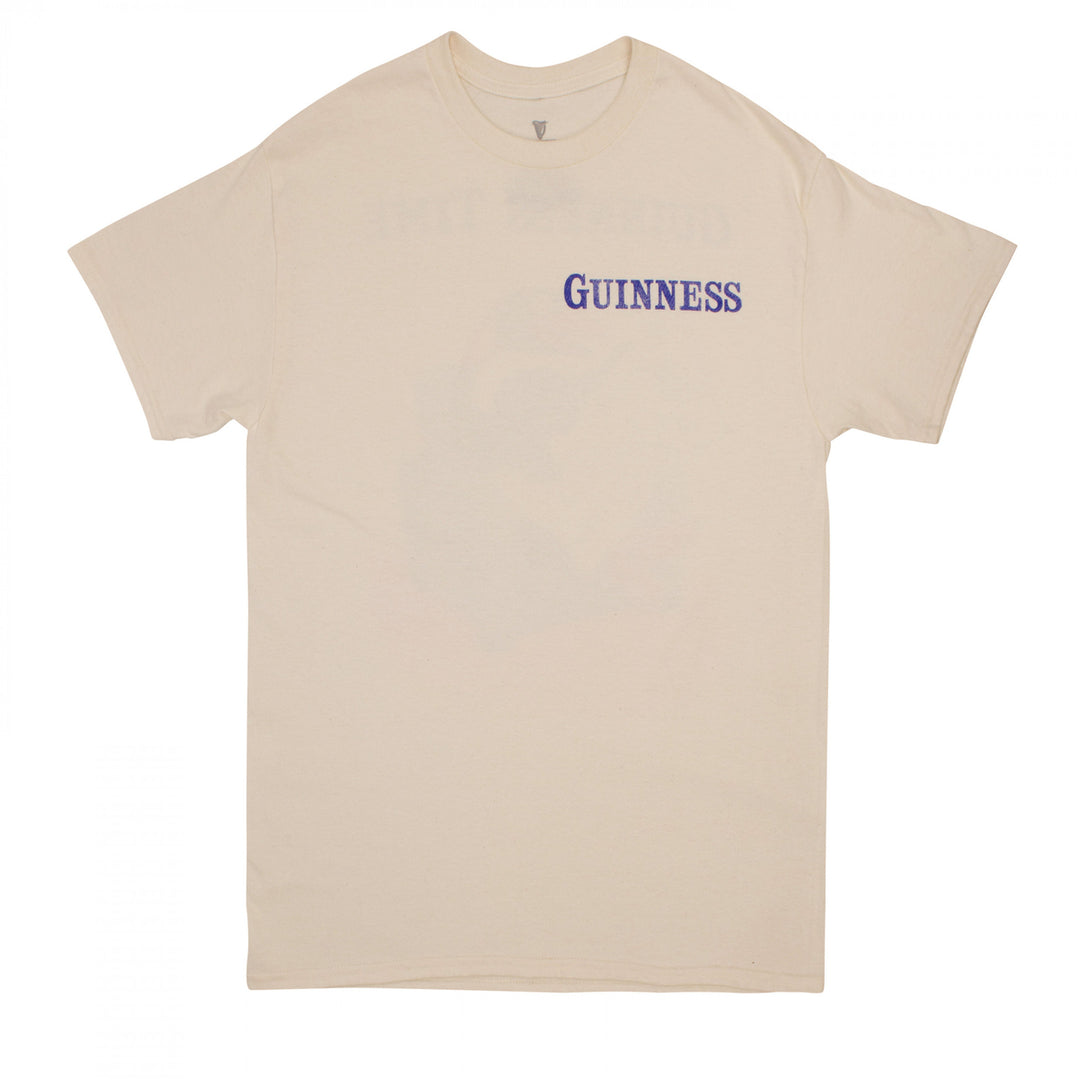 Guinness Time Penguin Front and Back Print T-Shirt Image 2