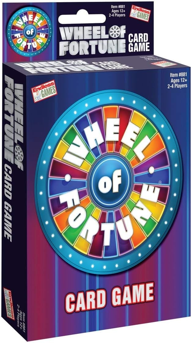 Endless Games Wheel of Fortune Card Game-2pk Image 1