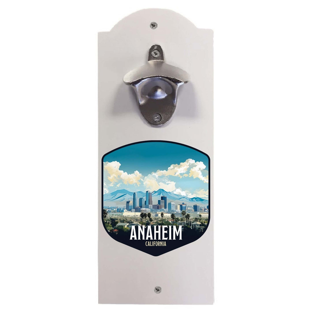 Anaheim California Design A Souvenir Wall mounted bottle opener Image 1