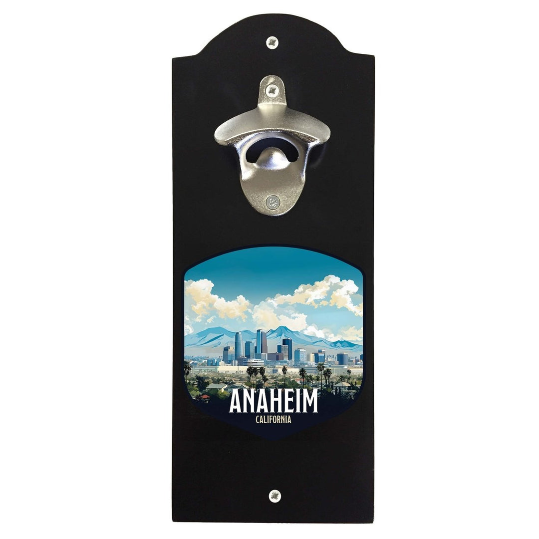 Anaheim California Design A Souvenir Wall mounted bottle opener Image 1